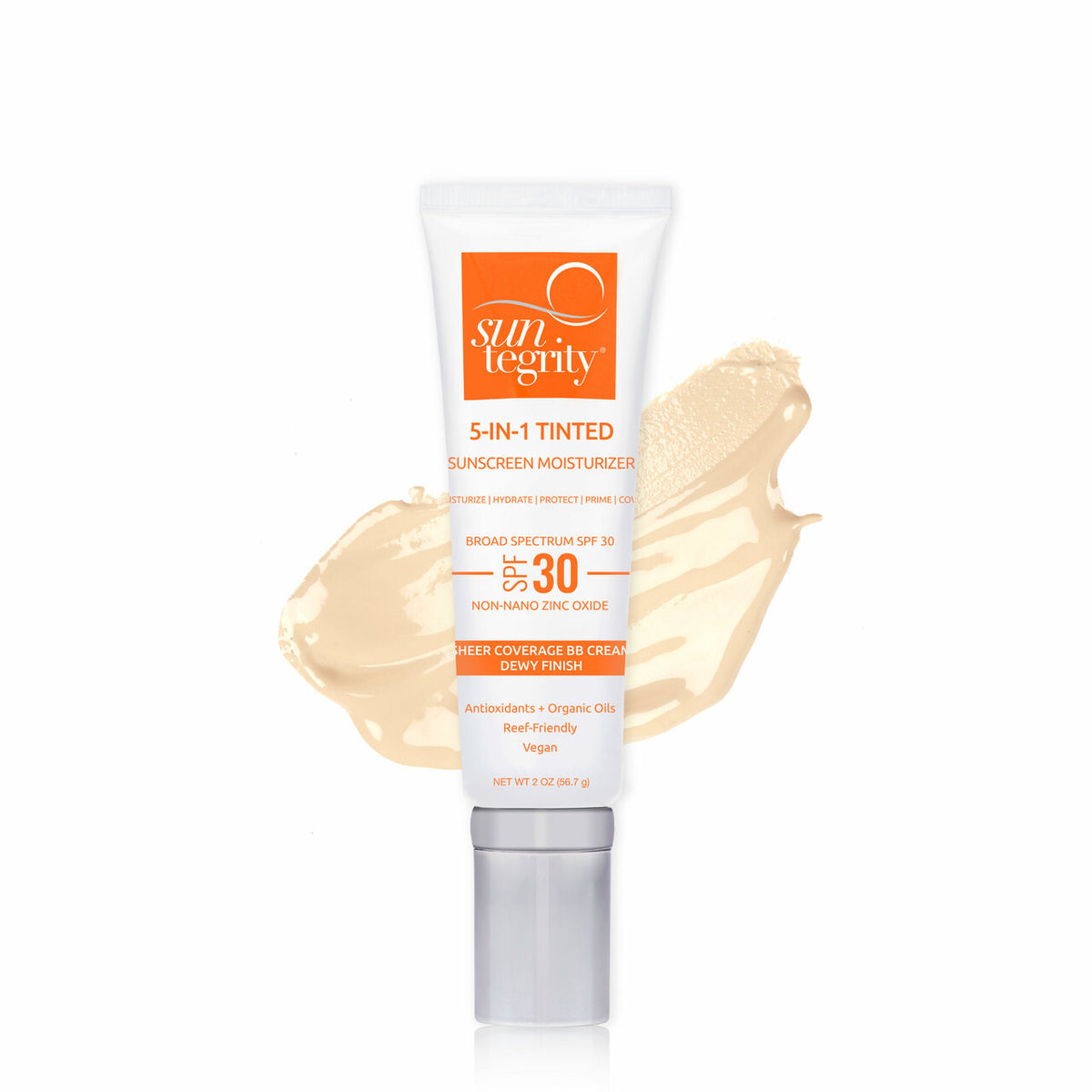 Suntegrity 5 in 1 Tinted Sunscreen Moisturizer Broad Sunscreen SPF 30 - Fair
